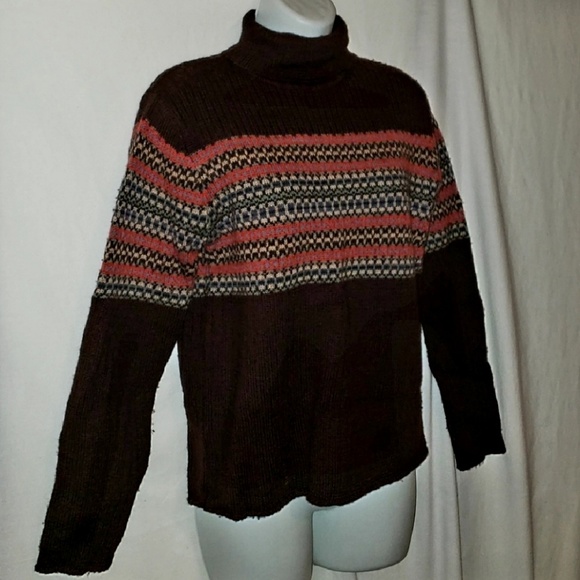 Cozy Ann Taylor Nordic Fair Wool Sweater M - EUC - Picture 3 of 7